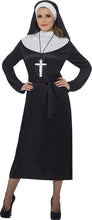 Carica l'immagine nel visualizzatore di Gallery, Smiffys Costume religioso, nero, con abito e copricapo, taglia M - Ilgrandebazar