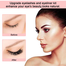 Carica l'immagine nel visualizzatore di Gallery, Winpok Ciglia Magnetiche con Eyeliner Magnetico, magnetiche, Gold - Ilgrandebazar