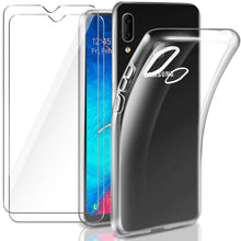 Carica l'immagine nel visualizzatore di Gallery, Leathlux Cover Samsung Galaxy A20e Custodia Trasparente + 2 × Pellicola... - Ilgrandebazar