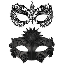 Carica l'immagine nel visualizzatore di Gallery, Maschera mascherata da coppia, corazzata Costumi veneziani Maschera... - Ilgrandebazar