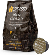Carica l'immagine nel visualizzatore di Gallery, 160 capsule compatibili Nescafè Dolce gusto CREMOSO - 10 confezione da 16 capsule