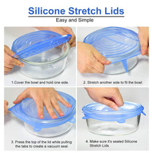 Carica l'immagine nel visualizzatore di Gallery, longzon Coperchi in Silicone Estensibile, [14pcs] Coperchio 14p - Ilgrandebazar