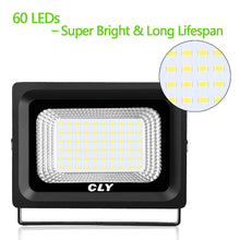 Carica l'immagine nel visualizzatore di Gallery, Faretto Solare CLY di 60 LED, Lampada da Esterno 60 LEDs, Luce Bianca - Ilgrandebazar