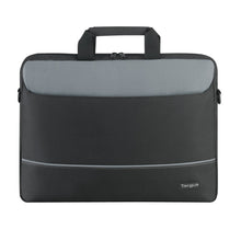 Carica l'immagine nel visualizzatore di Gallery, Targus Topload Intelletto Borsa da Trasporto per Notebook 15.6", Nero/Grigio - Ilgrandebazar