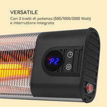 Carica l'immagine nel visualizzatore di Gallery, blumfeldt Silver Bar 2000 - Radiatore a Infrarossi, Lampada 2000 Watt - Ilgrandebazar
