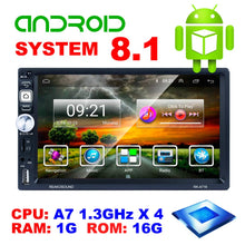 Carica l'immagine nel visualizzatore di Gallery, LSLYA Android 8.1 1GB+16GB Bluetooth Stereo Radio HD Navigazione GPS Double... - Ilgrandebazar