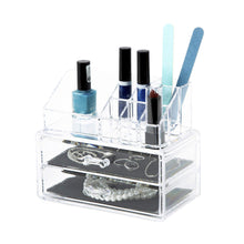 Carica l'immagine nel visualizzatore di Gallery, Ordinare&amp;Co Cosmetic Organizer Blocco 2 Cassetti Non applicable, Trasparente