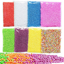 Carica l'immagine nel visualizzatore di Gallery, SWZY 8Pack Slime Bead, Micro polistirolo Perline Piccole Bianco - Ilgrandebazar