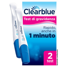 Carica l'immagine nel visualizzatore di Gallery, Test di Gravidanza Clearblue Rilevazione Rapida, Risultato Rapido, anche in 1 minuto*, 2 Test