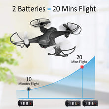 Carica l'immagine nel visualizzatore di Gallery, tech rc Mini Drone con HD Telecamera Due Batterie Funzione di... - Ilgrandebazar