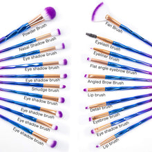 Carica l'immagine nel visualizzatore di Gallery, Pennelli da Trucco, 20 Pezzi Set di Make Up Fondotinta Cipria... - Ilgrandebazar