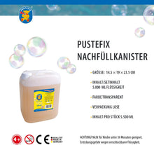 Carica l'immagine nel visualizzatore di Gallery, Pustefix 420869750 - Soluzione per bolle di sapone, 5 l