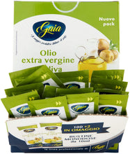Carica l'immagine nel visualizzatore di Gallery, Gaia Ga25810 Olio Extra Vergine in Bustine Monodose - 102 Bustine da 10Ml