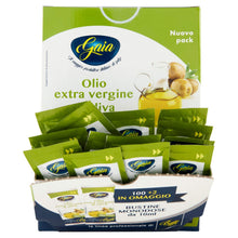 Carica l'immagine nel visualizzatore di Gallery, Gaia Ga25810 Olio Extra Vergine in Bustine Monodose - 102 Bustine da 10Ml