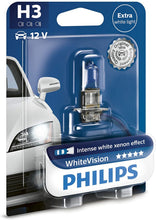 Carica l'immagine nel visualizzatore di Gallery, Philips 12961NBVB2 WhiteVision Effetto Xenon W5W Lampada Auto, Blister Doppio