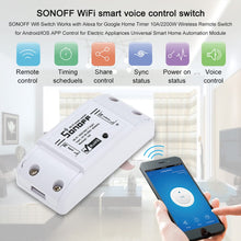 Carica l'immagine nel visualizzatore di Gallery, Festnight SONOFF Smart switch Wifi Timer, 10A / 2200W Android/IOS 1pc - Ilgrandebazar