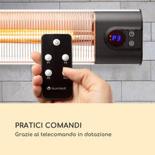 Carica l'immagine nel visualizzatore di Gallery, blumfeldt Silver Bar 2000 - Radiatore a Infrarossi, Lampada 2000 Watt - Ilgrandebazar