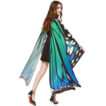 Carica l'immagine nel visualizzatore di Gallery, 168cm * 135cm Farfalla Scialle Donna Ali Costume Sciarpa Grande Poncho... - Ilgrandebazar