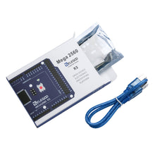 Carica l'immagine nel visualizzatore di Gallery, Elegoo Mega 2560 R3 Board ATmega2560 ATMEGA16U2 + Cavo USB Compatibile Blue - Ilgrandebazar