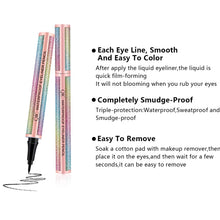 Carica l'immagine nel visualizzatore di Gallery, Onlyoily Eyeliner waterproof, eyeliner liquido nero, 2 - Ilgrandebazar