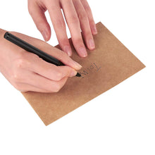 Carica l'immagine nel visualizzatore di Gallery, Confezione da 50 buste quadrate in carta kraft con linguetta, brown - Ilgrandebazar