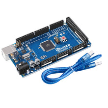 Carica l'immagine nel visualizzatore di Gallery, Elegoo Mega 2560 R3 Board ATmega2560 ATMEGA16U2 + Cavo USB Compatibile Blue - Ilgrandebazar