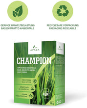 Carica l'immagine nel visualizzatore di Gallery, AVARA Champion - semi prato - resistente alla siccitá - indicato per qualsiasi luogo e terreno - 1kg