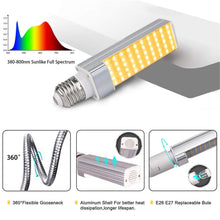 Carica l'immagine nel visualizzatore di Gallery, Upgrade 50w Sunlike LED Grow lampada con A - Plant Light With Timer - Ilgrandebazar