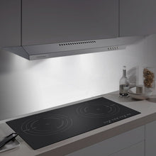 Carica l'immagine nel visualizzatore di Gallery, CIARRA, 60cm Cappe con visiera sottocarburante Argento - Ilgrandebazar