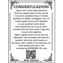 Carica l'immagine nel visualizzatore di Gallery, Gratta E Vinci Personalizzato Degli Innamorati Horus Creations Ti Amo Perché - Ilgrandebazar