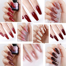 Carica l'immagine nel visualizzatore di Gallery, Coscelia kit 10pc semipermanenti per #10 colori+Top coat+Base coat+Matt - Ilgrandebazar