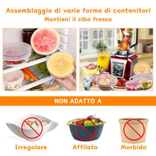 Carica l'immagine nel visualizzatore di Gallery, FAPPEN Coperchio Silicone, Coperchi in Silicone Estensibile Trasparente+blu - Ilgrandebazar