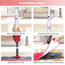 Carica l'immagine nel visualizzatore di Gallery, Winpok Lavapavimenti a Spruzzo, Spray Mop Scopa a Rosso - Ilgrandebazar