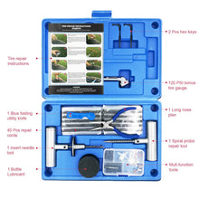 Carica l'immagine nel visualizzatore di Gallery, MAIKEHIGH Kit di Riparazione gomme Heavy Duty - 67 Pezzi PC per L, Blu - Ilgrandebazar