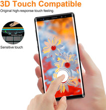 Carica l'immagine nel visualizzatore di Gallery, Vetro Temperato per Samsung Galaxy Note 9,【2 pezzi】Pellicola Protettiva Durezza 9H, Resistente ai Graffi, Tocco Sensibile, Vetro Protezione Proteggi Schermo per Samsung Note 9 Schermo in Vetro