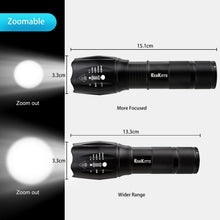 Carica l'immagine nel visualizzatore di Gallery, REHKITTZ Torcia Super Luminosa Portatile LED (2 Confezioni), 1000...