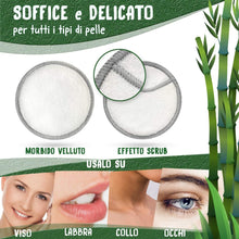 Carica l'immagine nel visualizzatore di Gallery, Dischetti Struccanti Lavabili in Bambù | Pulizia Scrub Viso | piccolo, Bianco - Ilgrandebazar