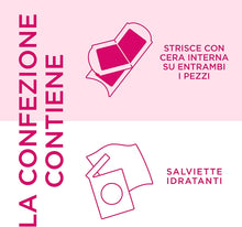 Carica l'immagine nel visualizzatore di Gallery, Veet Strisce Depilatorie Corpo e Gambe per Pelli Sensibili, 3 Confezioni da 16 Strisce