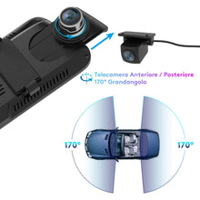 Carica l'immagine nel visualizzatore di Gallery, Dash Cam Specchietto ThiEYE 10" Touchscreen Telecamera per Auto Retrovisione...
