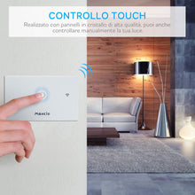 Carica l'immagine nel visualizzatore di Gallery, Interruttore Smart, Maxcio Alexa della Luce, Switch Wifi 1 Gang - Ilgrandebazar