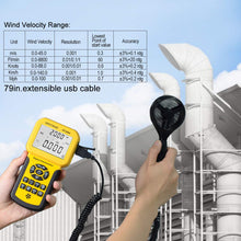Carica l'immagine nel visualizzatore di Gallery, AOPUTTRIVER Anemometro Digitale Portatile AP-856A(Anemometro USB) - Ilgrandebazar