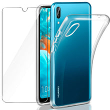Carica l'immagine nel visualizzatore di Gallery, Leathlux Cover Huawei Y6 2019 Custodia + Pellicola Vetro Temperato, chiaro - Ilgrandebazar