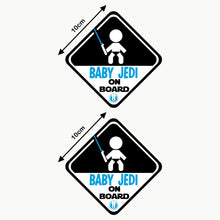 Carica l'immagine nel visualizzatore di Gallery, Autodomy Adesivi Baby Jedi Bambino Star Wars On Board Bimbo Uso Interno - Ilgrandebazar