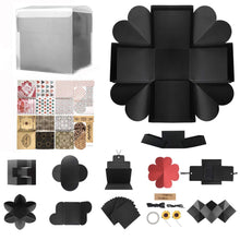 Carica l'immagine nel visualizzatore di Gallery, Leben Geschenkbox, Creativo Sorpresa Regalo Box, Explosions-Box DIY Viereck - Ilgrandebazar