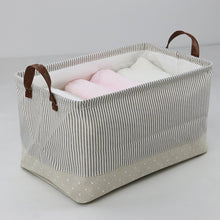 Carica l'immagine nel visualizzatore di Gallery, iwill CREATE PRO Cesto portaoggetti Pieghevole in Tessuto 40.5*26*22cm, Beige - Ilgrandebazar