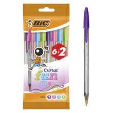 Carica l'immagine nel visualizzatore di Gallery, BIC 8963811 - Confezione da 6+2 penne a sfera, multicolore