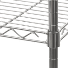 Carica l'immagine nel visualizzatore di Gallery, Seville Classics SHE14305ZB, Scaffale a 5 Ripiani, Metallo Argento (Silber) - Ilgrandebazar