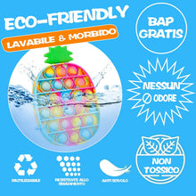 Carica l'immagine nel visualizzatore di Gallery, 4pcs Pop it Toy, Decomprimere Il Giocattolo, Gioco del Cervello, Intrattenimento Interattivo Genitore-Figlio, Il Materiale in Silicone Resistente e Facile da Pulire Color Pineapple