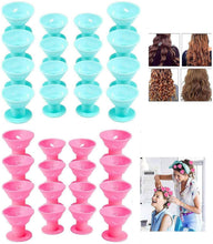 Carica l'immagine nel visualizzatore di Gallery, ZWOOS 30 Pcs Bigodini Silicone, Arricciacapelli, Senza Sforzo e Rosa