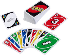 Carica l'immagine nel visualizzatore di Gallery, Mattel Games - UNO, Gioco di Carte per Famiglie e Bambini 7+Anni, W2087 Original Single